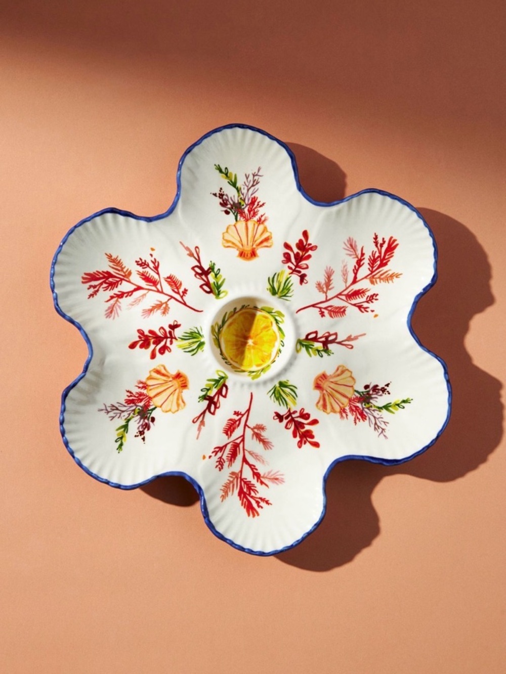 Anthropologie August Wren oyster platter
